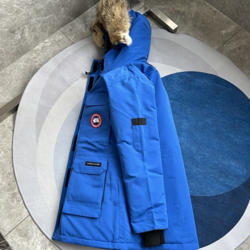 Cheap Canada Goose Down Feather Coat Long Sleeved For Women #1242261 Replica Wholesale [$195.00 USD] [ITEM#1242261] on Replica Canada Goose Down Feather Coat