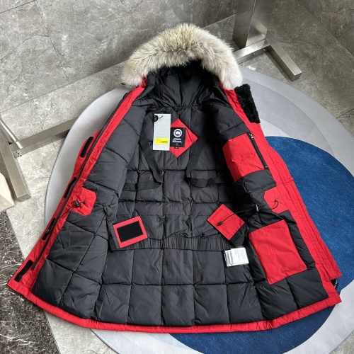 Cheap Canada Goose Down Feather Coat Long Sleeved For Women #1242262 Replica Wholesale [$195.00 USD] [ITEM#1242262] on Replica Canada Goose Down Feather Coat