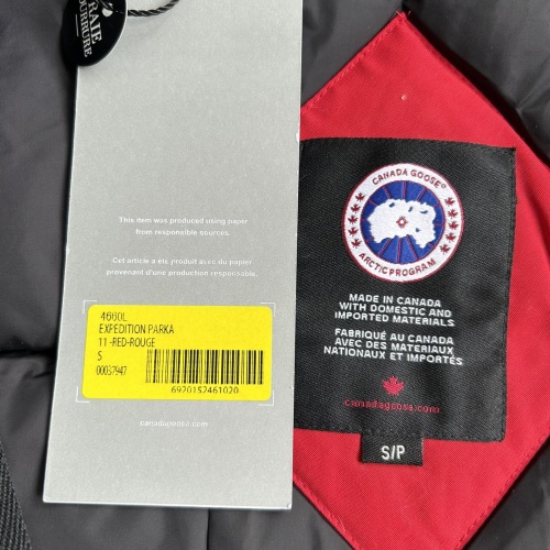 Cheap Canada Goose Down Feather Coat Long Sleeved For Women #1242262 Replica Wholesale [$195.00 USD] [ITEM#1242262] on Replica Canada Goose Down Feather Coat