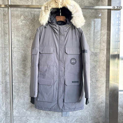 Cheap Canada Goose Down Feather Coat Long Sleeved For Women #1242264 Replica Wholesale [$195.00 USD] [ITEM#1242264] on Replica Canada Goose Down Feather Coat