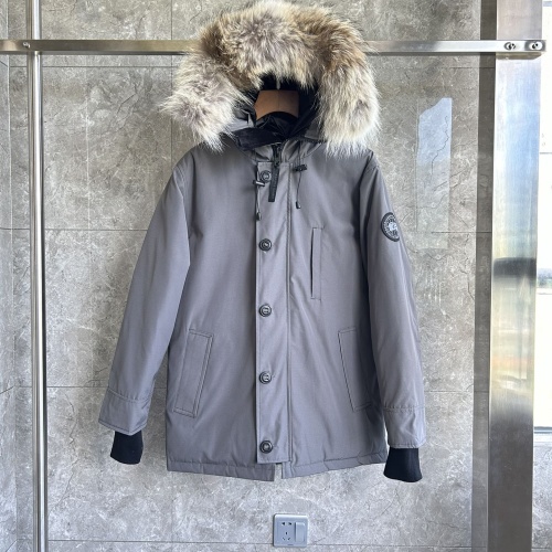 Cheap Canada Goose Down Feather Coat Long Sleeved For Unisex #1242269 Replica Wholesale [$212.00 USD] [ITEM#1242269] on Replica Canada Goose Down Feather Coat