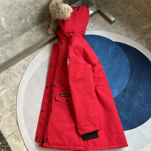 Cheap Canada Goose Down Feather Coat Long Sleeved For Women #1242274 Replica Wholesale [$212.00 USD] [ITEM#1242274] on Replica Canada Goose Down Feather Coat