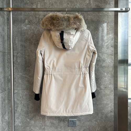 Cheap Canada Goose Down Feather Coat Long Sleeved For Women #1242275 Replica Wholesale [$212.00 USD] [ITEM#1242275] on Replica Canada Goose Down Feather Coat