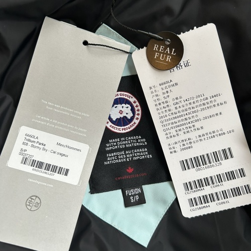 Cheap Canada Goose Down Feather Coat Long Sleeved For Women #1242278 Replica Wholesale [$212.00 USD] [ITEM#1242278] on Replica Canada Goose Down Feather Coat