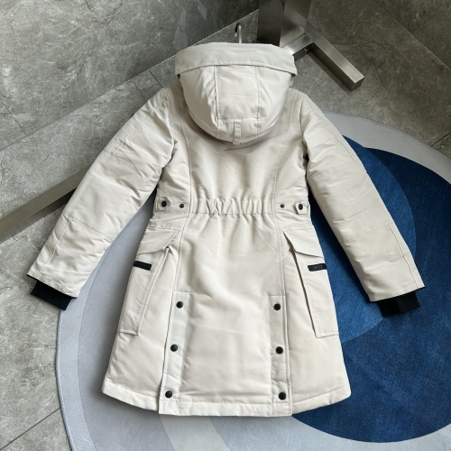 Cheap Canada Goose Down Feather Coat Long Sleeved For Women #1242287 Replica Wholesale [$205.00 USD] [ITEM#1242287] on Replica Canada Goose Down Feather Coat