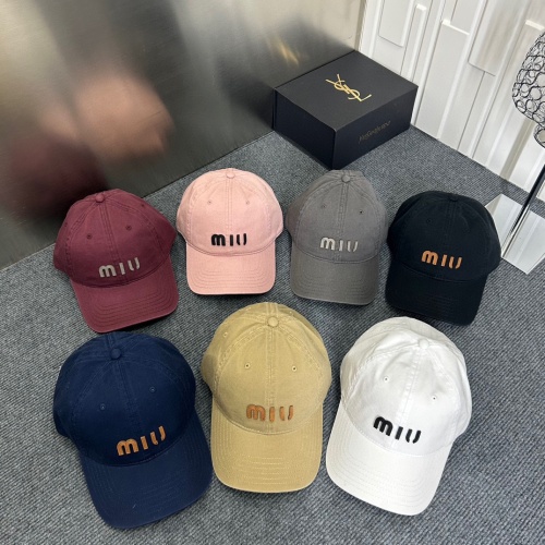 Cheap MIU MIU Caps #1242345 Replica Wholesale [$27.00 USD] [ITEM#1242345] on Replica MIU MIU Caps