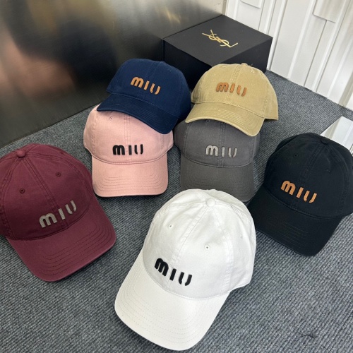 Cheap MIU MIU Caps #1242348 Replica Wholesale [$27.00 USD] [ITEM#1242348] on Replica MIU MIU Caps