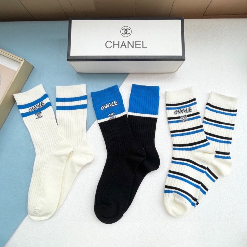 Cheap Chanel Socks #1242421 Replica Wholesale [$32.00 USD] [ITEM#1242421] on Replica Chanel Socks