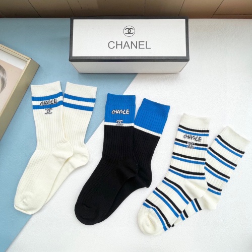 Cheap Chanel Socks #1242421 Replica Wholesale [$32.00 USD] [ITEM#1242421] on Replica Chanel Socks