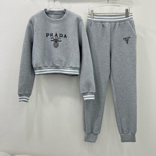 Cheap Prada Tracksuits Long Sleeved For Women #1242498 Replica Wholesale [$150.00 USD] [ITEM#1242498] on Replica Prada Tracksuits