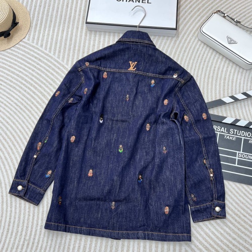 Cheap Louis Vuitton LV Jackets Long Sleeved For Women #1242510 Replica Wholesale [$128.00 USD] [ITEM#1242510] on Replica Louis Vuitton LV Jackets