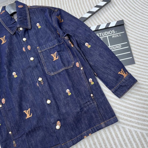 Cheap Louis Vuitton LV Jackets Long Sleeved For Women #1242510 Replica Wholesale [$128.00 USD] [ITEM#1242510] on Replica Louis Vuitton LV Jackets