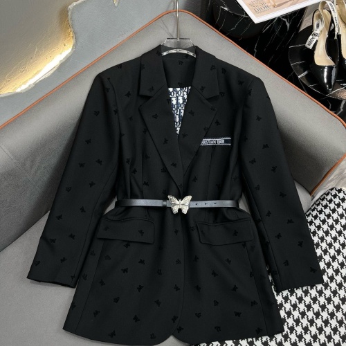 Cheap Christian Dior Jackets Long Sleeved For Women #1242515 Replica Wholesale [$115.00 USD] [ITEM#1242515] on Replica Christian Dior Jackets