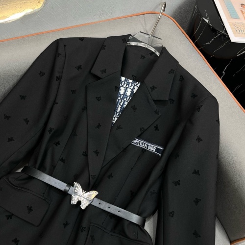 Cheap Christian Dior Jackets Long Sleeved For Women #1242515 Replica Wholesale [$115.00 USD] [ITEM#1242515] on Replica Christian Dior Jackets