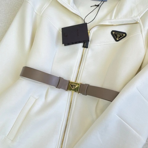 Cheap Prada Jackets Long Sleeved For Women #1242585 Replica Wholesale [$105.00 USD] [ITEM#1242585] on Replica Prada Jackets