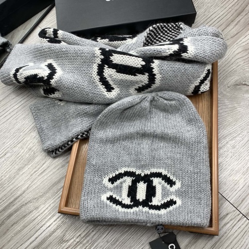 Cheap Chanel Caps #1242651 Replica Wholesale [$52.00 USD] [ITEM#1242651] on Replica Chanel Hat and Scarf and Glove Set