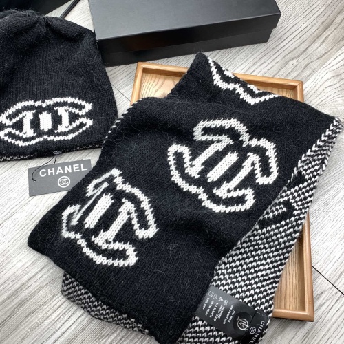 Cheap Chanel Caps #1242653 Replica Wholesale [$52.00 USD] [ITEM#1242653] on Replica Chanel Hat and Scarf and Glove Set