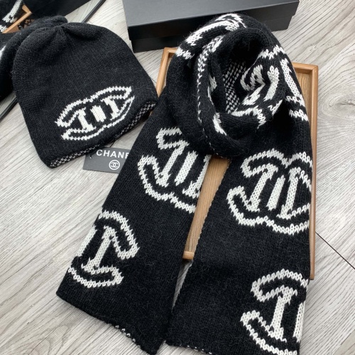 Cheap Chanel Caps #1242653 Replica Wholesale [$52.00 USD] [ITEM#1242653] on Replica Chanel Hat and Scarf and Glove Set