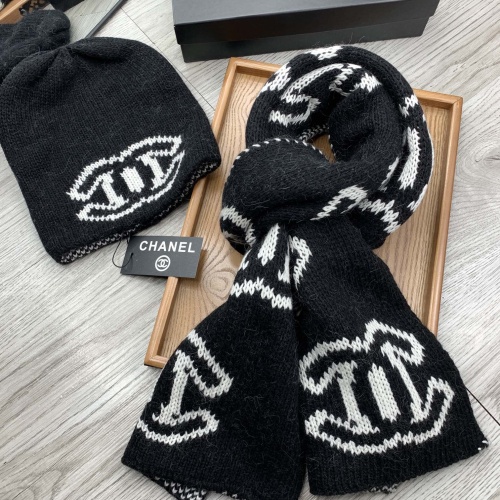 Cheap Chanel Caps #1242653 Replica Wholesale [$52.00 USD] [ITEM#1242653] on Replica Chanel Hat and Scarf and Glove Set