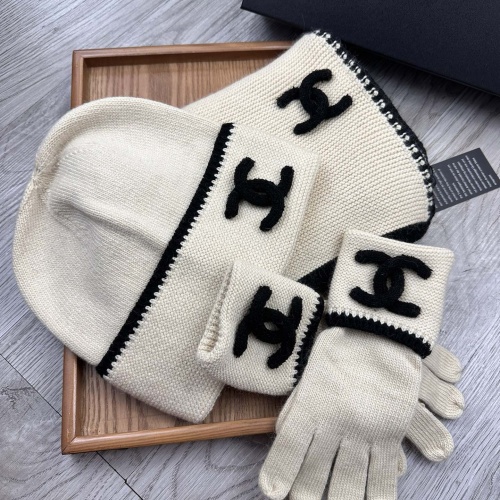 Cheap Chanel Caps #1242676 Replica Wholesale [$72.00 USD] [ITEM#1242676] on Replica Chanel Hat and Scarf and Glove Set