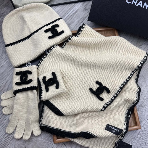 Cheap Chanel Caps #1242676 Replica Wholesale [$72.00 USD] [ITEM#1242676] on Replica Chanel Hat and Scarf and Glove Set