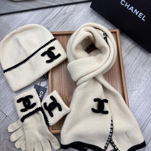 Cheap Chanel Caps #1242676 Replica Wholesale [$72.00 USD] [ITEM#1242676] on Replica Chanel Hat and Scarf and Glove Set