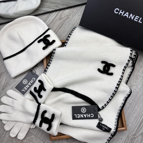 Cheap Chanel Caps #1242677 Replica Wholesale [$72.00 USD] [ITEM#1242677] on Replica Chanel Hat and Scarf and Glove Set