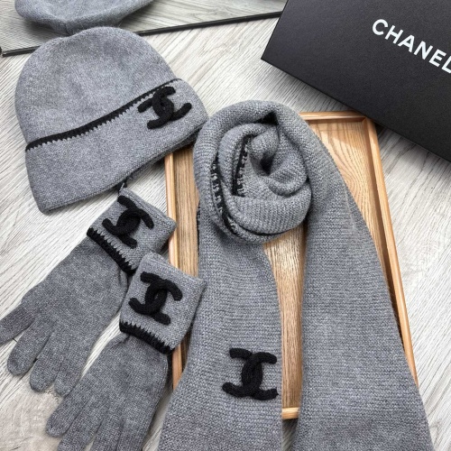 Cheap Chanel Caps #1242678 Replica Wholesale [$72.00 USD] [ITEM#1242678] on Replica Chanel Hat and Scarf and Glove Set