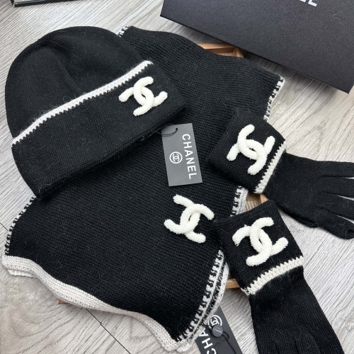 Cheap Chanel Caps #1242679 Replica Wholesale [$72.00 USD] [ITEM#1242679] on Replica Chanel Hat and Scarf and Glove Set