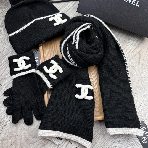 Cheap Chanel Caps #1242679 Replica Wholesale [$72.00 USD] [ITEM#1242679] on Replica Chanel Hat and Scarf and Glove Set