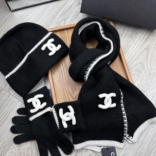 Cheap Chanel Caps #1242679 Replica Wholesale [$72.00 USD] [ITEM#1242679] on Replica Chanel Hat and Scarf and Glove Set