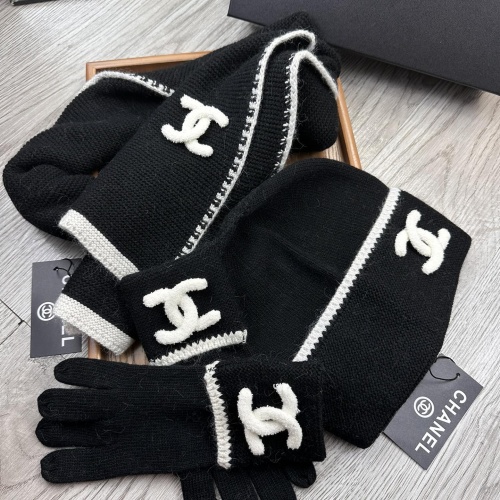 Cheap Chanel Caps #1242679 Replica Wholesale [$72.00 USD] [ITEM#1242679] on Replica Chanel Hat and Scarf and Glove Set