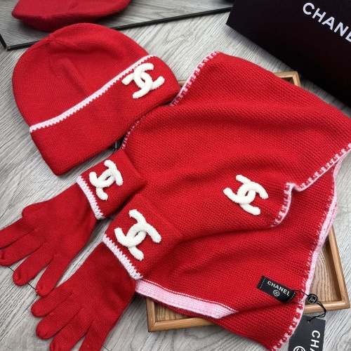 Cheap Chanel Caps #1242680 Replica Wholesale [$72.00 USD] [ITEM#1242680] on Replica Chanel Hat and Scarf and Glove Set