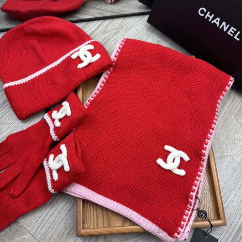 Cheap Chanel Caps #1242680 Replica Wholesale [$72.00 USD] [ITEM#1242680] on Replica Chanel Hat and Scarf and Glove Set