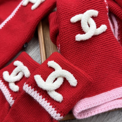 Cheap Chanel Caps #1242680 Replica Wholesale [$72.00 USD] [ITEM#1242680] on Replica Chanel Hat and Scarf and Glove Set