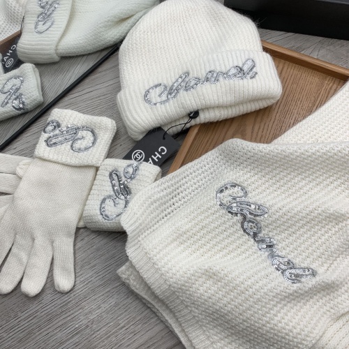 Cheap Chanel Caps #1242681 Replica Wholesale [$72.00 USD] [ITEM#1242681] on Replica Chanel Hat and Scarf and Glove Set