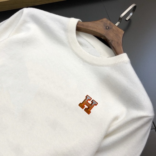 Cheap Hermes Sweaters Long Sleeved For Men #1242697 Replica Wholesale [$42.00 USD] [ITEM#1242697] on Replica Hermes Sweaters