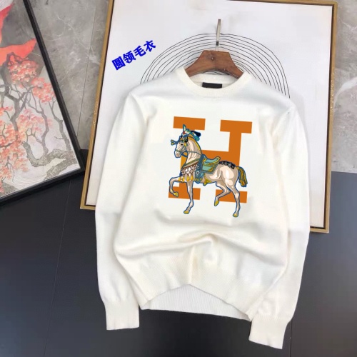 Cheap Hermes Sweaters Long Sleeved For Men #1242725 Replica Wholesale [$42.00 USD] [ITEM#1242725] on Replica Hermes Sweaters