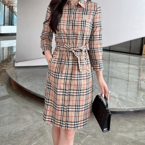 Cheap Burberry Dresses Long Sleeved For Women #1242730 Replica Wholesale [$115.00 USD] [ITEM#1242730] on Replica Burberry Dresses