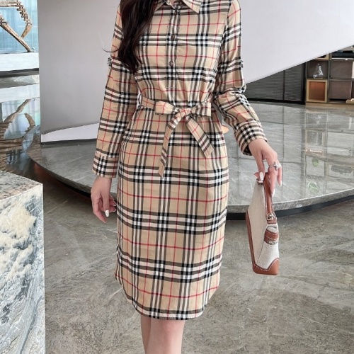 Cheap Burberry Dresses Long Sleeved For Women #1242733 Replica Wholesale [$115.00 USD] [ITEM#1242733] on Replica Burberry Dresses