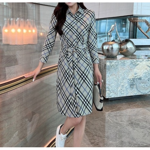 Cheap Burberry Dresses Long Sleeved For Women #1242739 Replica Wholesale [$115.00 USD] [ITEM#1242739] on Replica Burberry Dresses