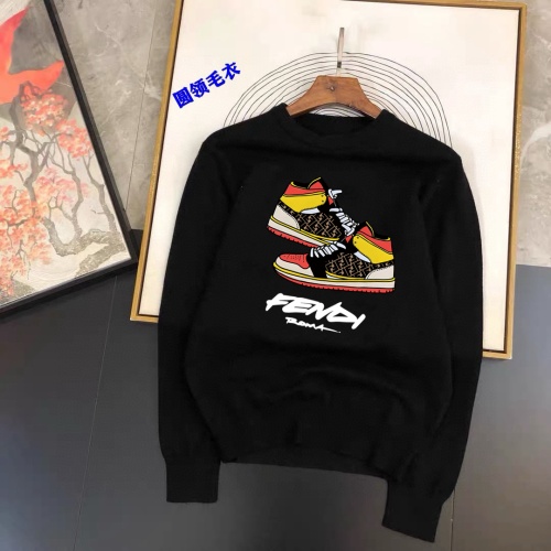 Cheap Fendi Sweaters Long Sleeved For Men #1242742 Replica Wholesale [$42.00 USD] [ITEM#1242742] on Replica Fendi Sweaters