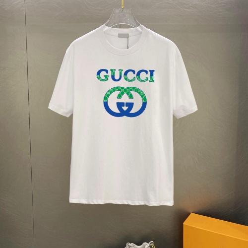 Cheap Gucci T-Shirts Short Sleeved For Unisex #1242825 Replica Wholesale [$25.00 USD] [ITEM#1242825] on Replica Gucci T-Shirts