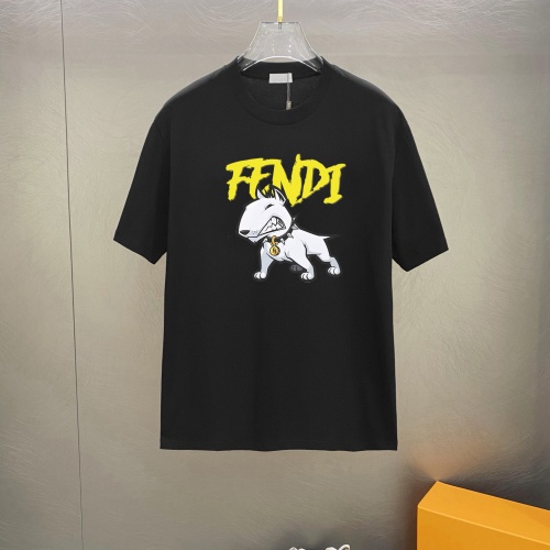 Cheap Fendi T-Shirts Short Sleeved For Unisex #1242842 Replica Wholesale [$25.00 USD] [ITEM#1242842] on Replica Fendi T-Shirts