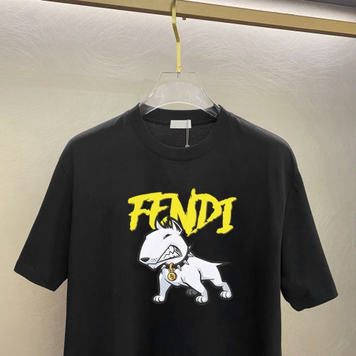 Cheap Fendi T-Shirts Short Sleeved For Unisex #1242842 Replica Wholesale [$25.00 USD] [ITEM#1242842] on Replica Fendi T-Shirts