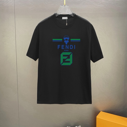 Cheap Fendi T-Shirts Short Sleeved For Unisex #1242868 Replica Wholesale [$25.00 USD] [ITEM#1242868] on Replica Fendi T-Shirts