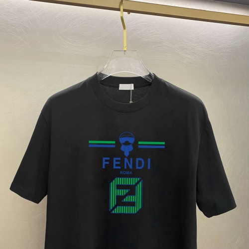 Cheap Fendi T-Shirts Short Sleeved For Unisex #1242868 Replica Wholesale [$25.00 USD] [ITEM#1242868] on Replica Fendi T-Shirts