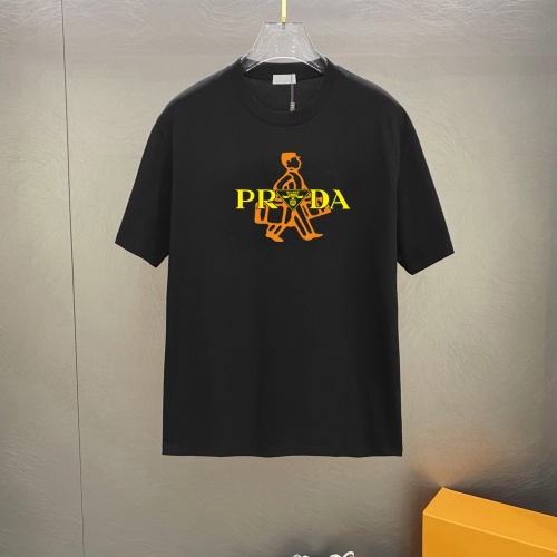 Cheap Prada T-Shirts Short Sleeved For Unisex #1242877 Replica Wholesale [$25.00 USD] [ITEM#1242877] on Replica Prada T-Shirts