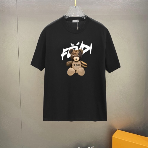 Cheap Fendi T-Shirts Short Sleeved For Unisex #1242879 Replica Wholesale [$25.00 USD] [ITEM#1242879] on Replica Fendi T-Shirts