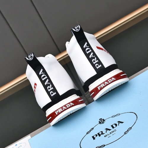 Cheap Prada High Top Shoes For Men #1242912 Replica Wholesale [$82.00 USD] [ITEM#1242912] on Replica Prada High Top Shoes